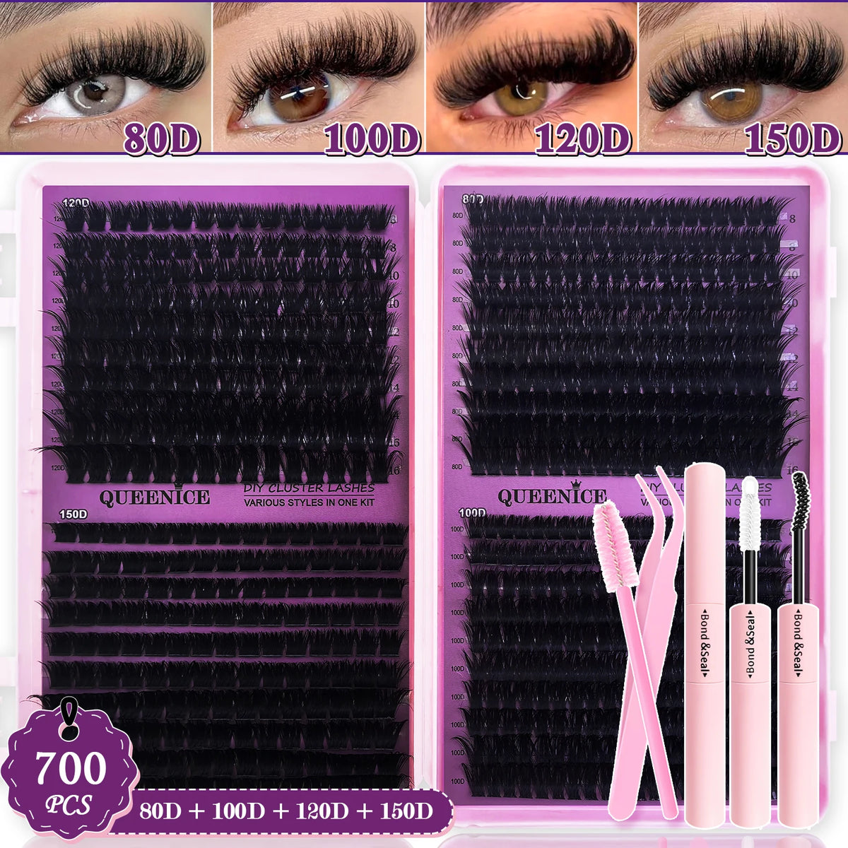 DIY Lash Extension Kit – Wispy Cluster Lashes