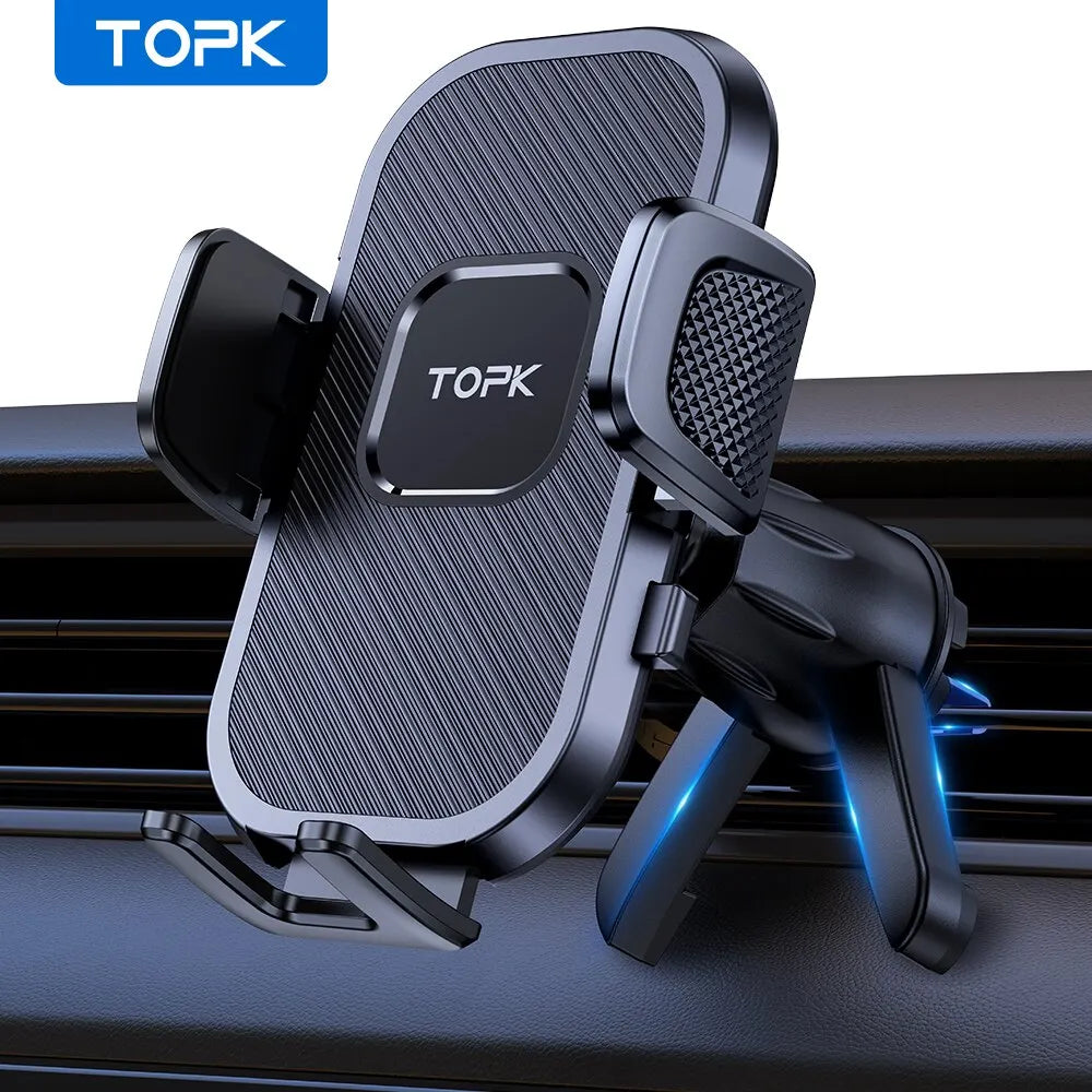 Gravity Car Phone Holder – Dashboard, Windshield & Air Vent