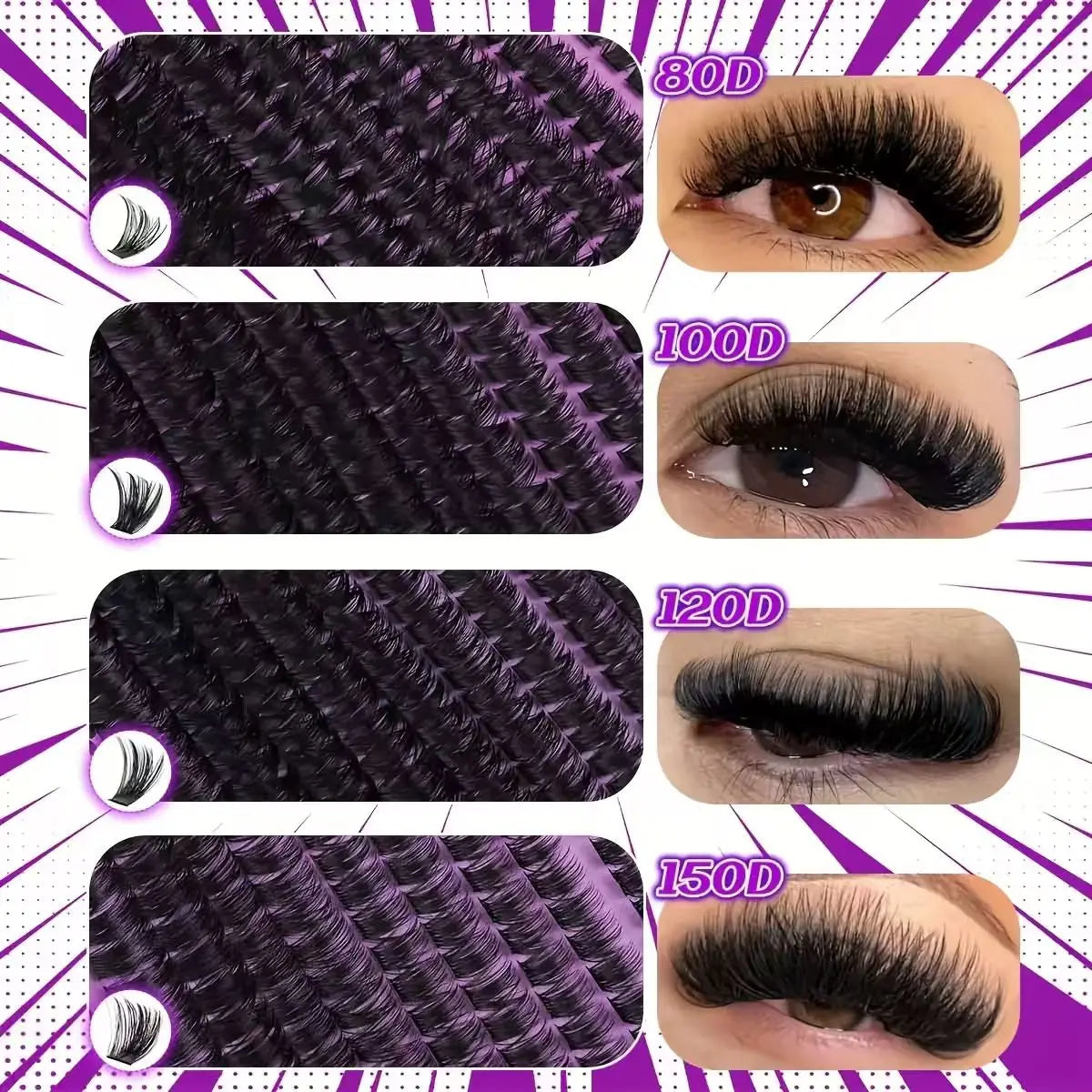 DIY Lash Extension Kit – Wispy Cluster Lashes