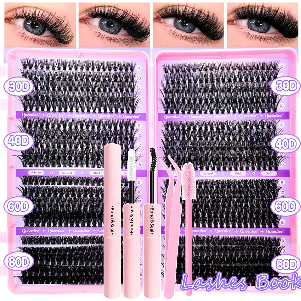 DIY Lash Extension Kit – Wispy Cluster Lashes
