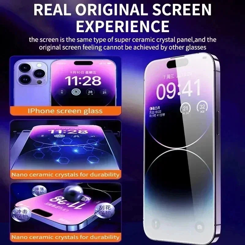 Crystal Clear Screen Protector – iPhone & Samsung
