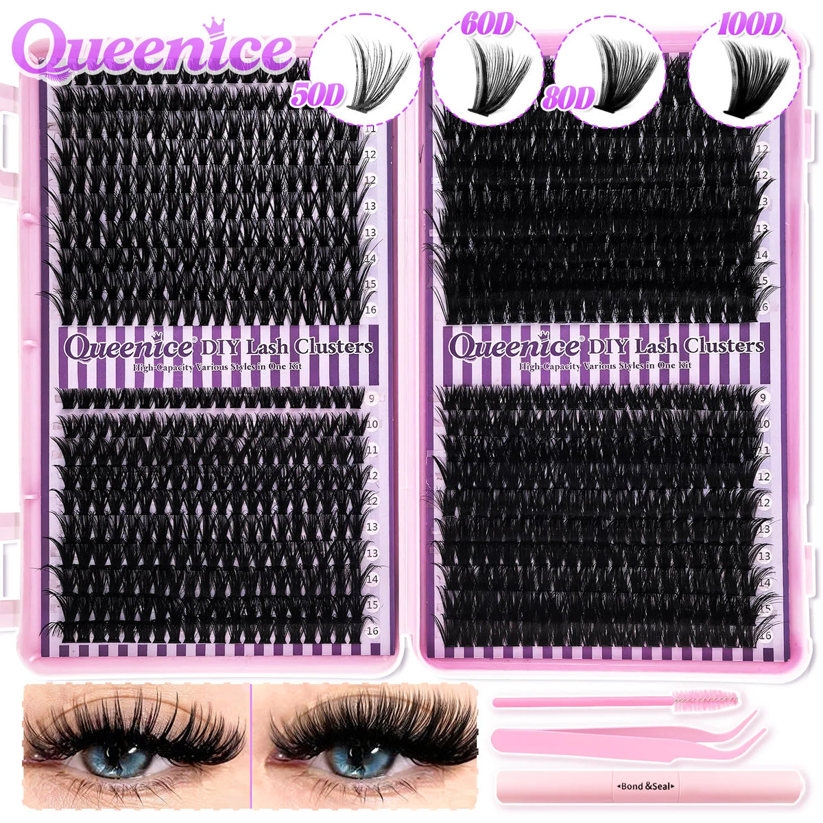 DIY Lash Extension Kit – Wispy Cluster Lashes