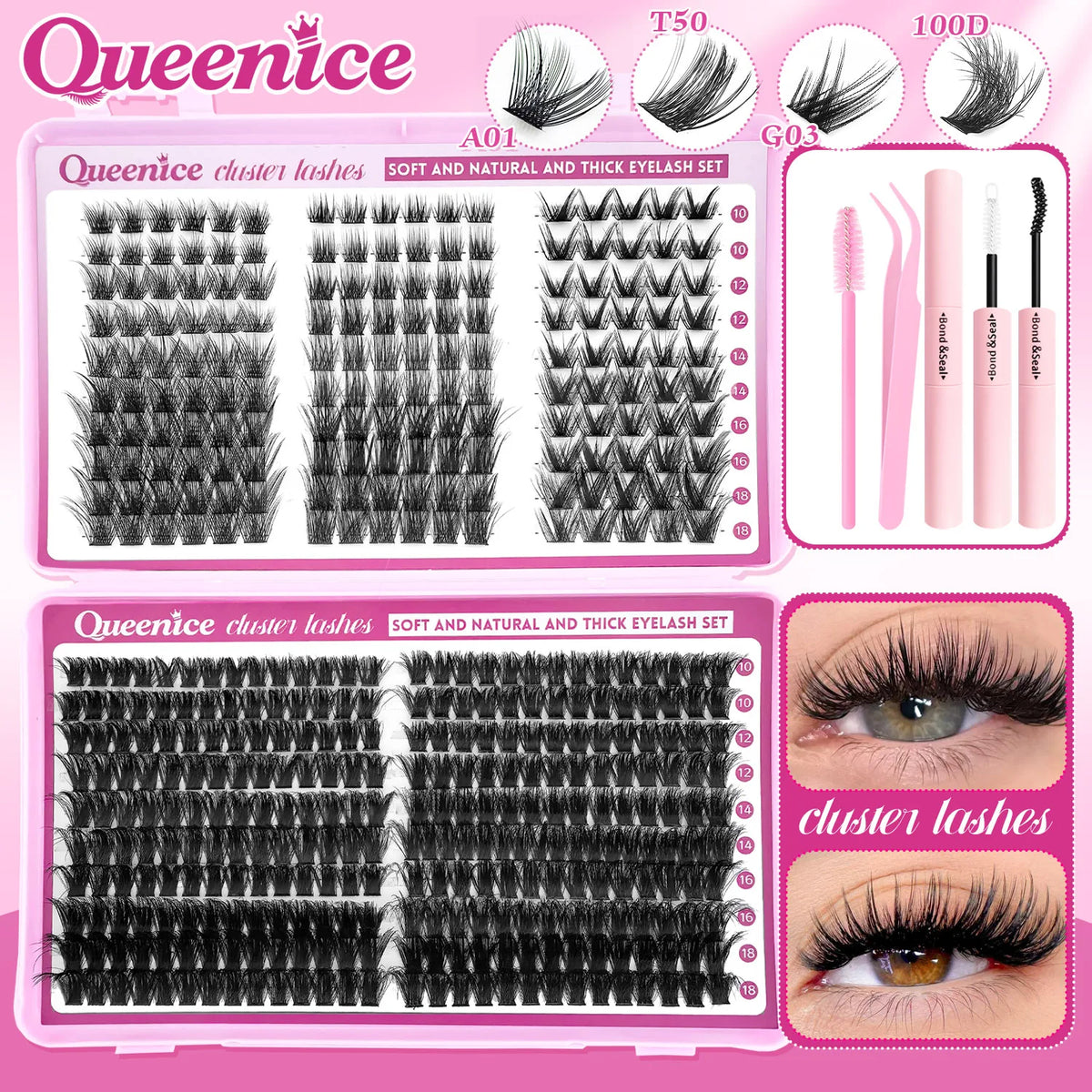 DIY Lash Extension Kit – Wispy Cluster Lashes