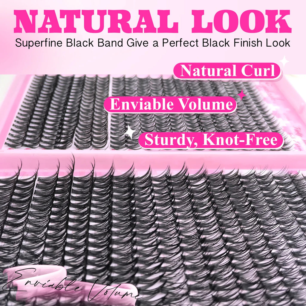 DIY Lash Extension Kit – Wispy Cluster Lashes