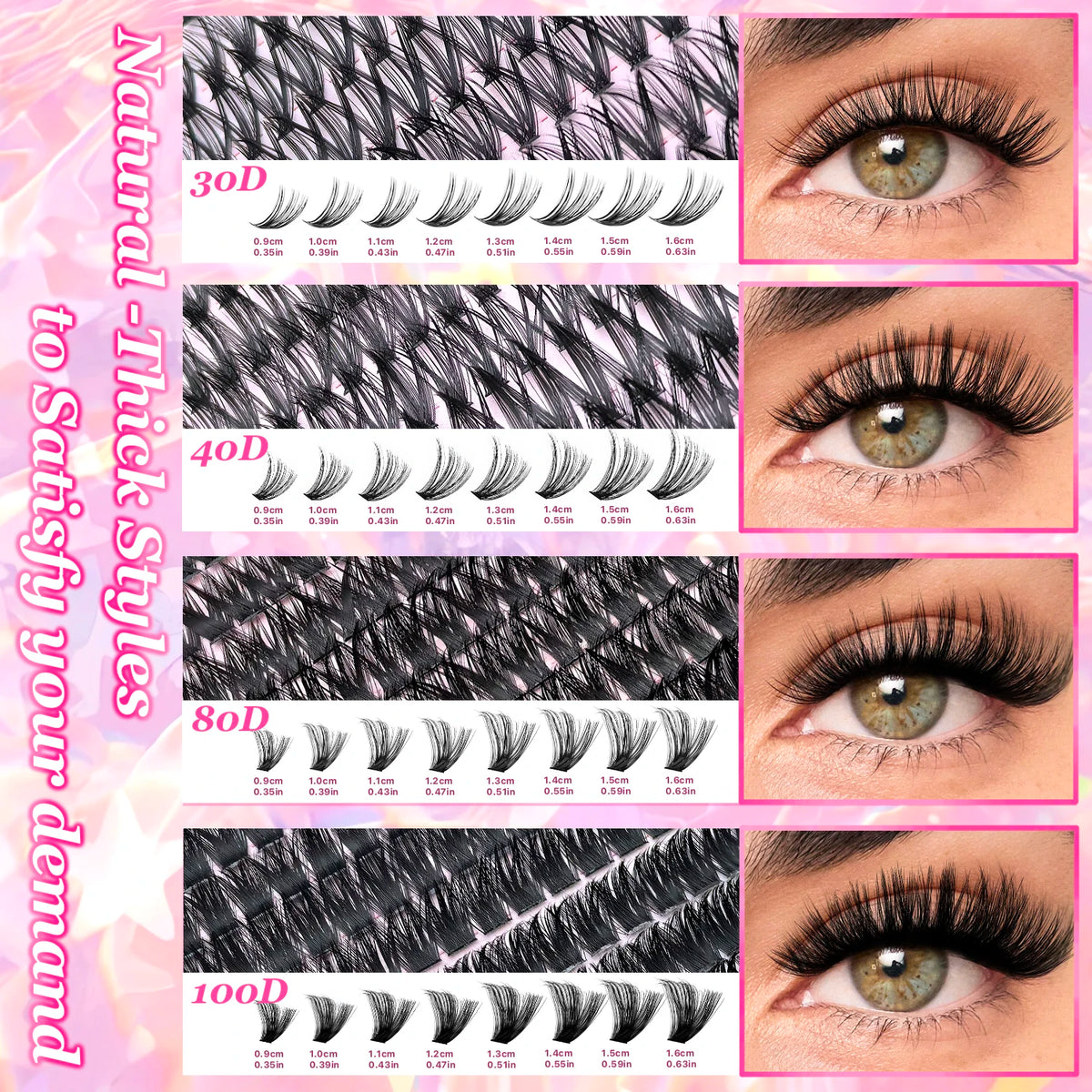 DIY Lash Extension Kit – Wispy Cluster Lashes