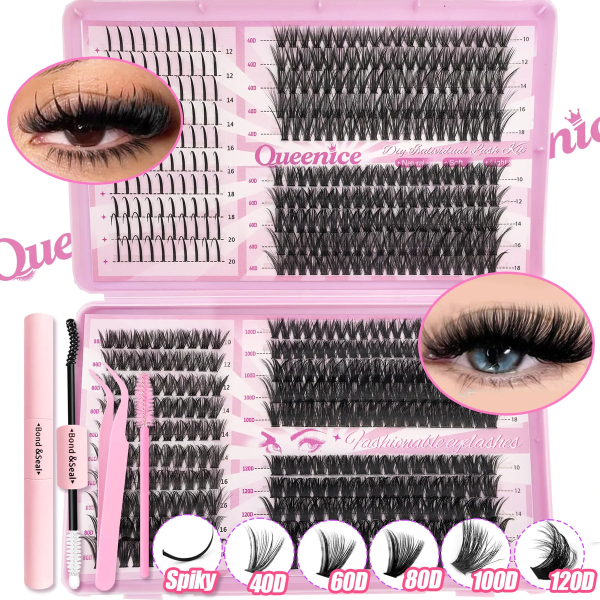 DIY Lash Extension Kit – Wispy Cluster Lashes