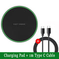 Fast Wireless Charger – Works with iPhone & Samsung